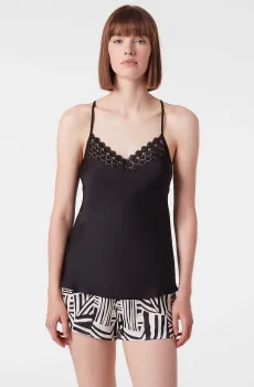 Женский черный топ JADE Черный M Etam 6535140