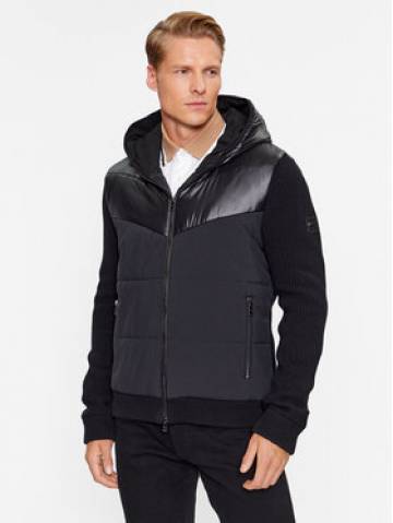 Boss Демісезонна куртка Merito 50500682 Чорний Regular Fit Boss Демісезонна куртка Merito 50500682 Чорний Regular Fit