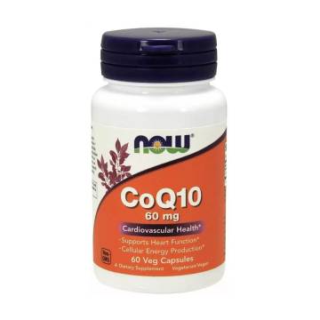 Коэнзим Q10 NOW Foods CoQ10 60 мг, 60 капсул Коэнзим Q10 NOW Foods CoQ10 60 мг, 60 капсул