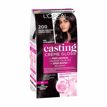 Безаммиачная краска для волос LOreal Paris Casting Creme Gloss 200 Черный кофе, 180 мл Безаммиачная краска для волос LOreal Paris Casting Creme Gloss 200 Черный кофе, 180 мл