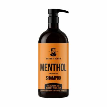 Мужской шампунь Barber Blend Menthol Shampoo для жирной кожи головы и склонных к перхоти волос, 1 л Мужской шампунь Barber Blend Menthol Shampoo для жирной кожи головы и склонных к перхоти волос, 1 л