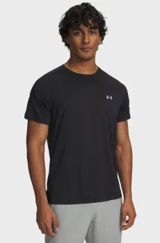 Мужская черная футболка UA Velociti REFLCT SS-BLK Черный L Under Armour 6009518-001