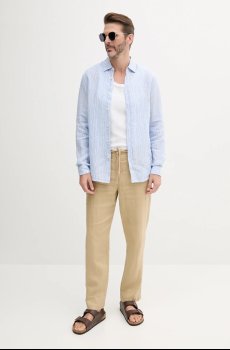 Льняная рубашка United Colors of Benetton