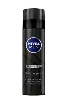 Пена для бритья NIVEA MEN Deep Чистое и комфортное бритье, мужская, 200 мл