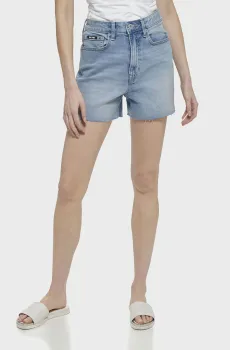 Женские голубые джинсовые шорты Голубой 27 DKNY E2RL0779