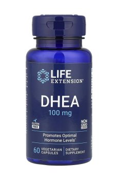 Дегидроэпиандростерон Life Extension DHEA, 100 мг, 60 вегетарианских капсул