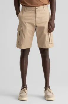 Мужские бежевые шорты RELAXED TWILL CARGO Бежевый 31 Gant 205044