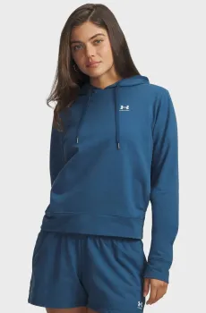 Женское синее худи Sport Terry Hoodie-BLU Синий XS Under Armour 6011015-498