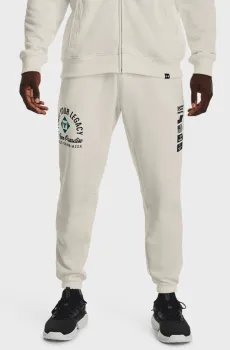 Мужские белые спортивные брюки Pjt Rck HW Terry Pnt Fam Белый 3XL Under Armour 1377440-130