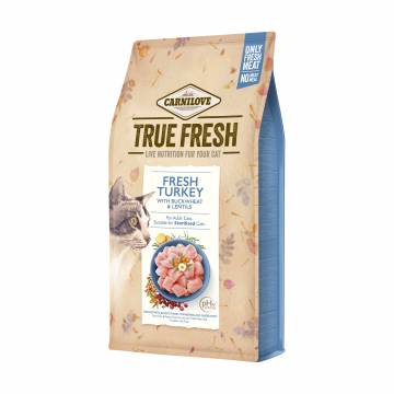 Сухой корм для взрослых кошек Carnilove True Fresh Turkey с индейкой, 1.8 кг Сухой корм для взрослых кошек Carnilove True Fresh Turkey с индейкой, 1.8 кг