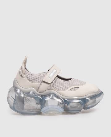 Серые кроссовки Moopie Mary Jane в стиле туфель