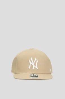 Бежевая кепка NEW YORK YANKEES NO SHOT Бежевый ONESIZE 47 Brand NSHOT17WBP-KHB