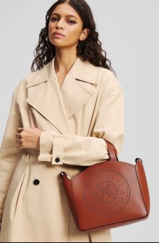 Кожаная сумочка Karl Lagerfeld K/CIRCLE