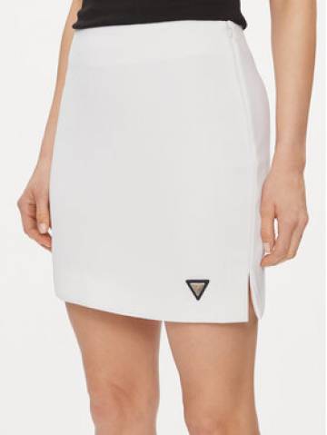 Guess Cпідниця-міні Mylah V4GD03 KBFB2 Білий Regular Fit Guess Cпідниця-міні Mylah V4GD03 KBFB2 Білий Regular Fit
