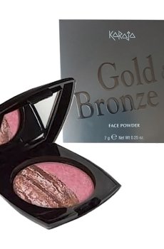 Уценка! Пудра-румяна Karaja Gold & Bronze 34, 7 г