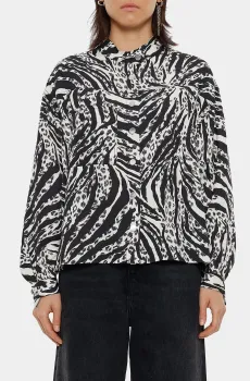 Женская блуза с узором Разноцветный XS Bimba Y Lola 242BR2018.11220