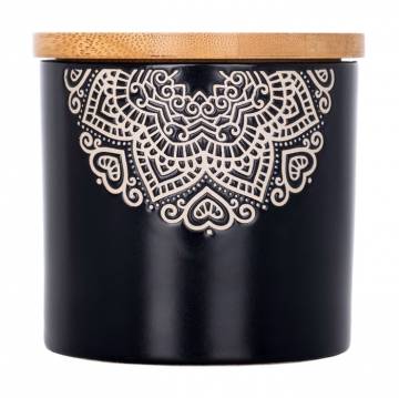 Банка для хранения сыпучих продуктов Limited Edition Kora с крышкой, черная, 350 мл (JH6197-5) Банка для хранения сыпучих продуктов Limited Edition Kora с крышкой, черная, 350 мл (JH6197-5)