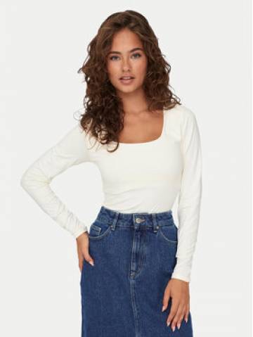 ONLY Блузка Lea 15302647 Білий Slim Fit ONLY Блузка Lea 15302647 Білий Slim Fit