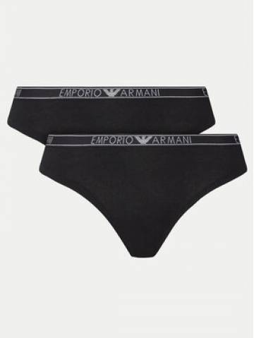 Emporio Armani Underwear Набір з 2 пар стрінгів 163333 4F223 00020 Чорний Emporio Armani Underwear Набір з 2 пар стрінгів 163333 4F223 00020 Чорний