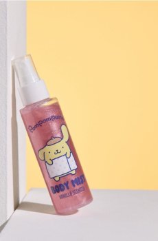 Міст для тіла зі сріблястими блискітками та ароматом ванілі PomPomPurin - рожевий