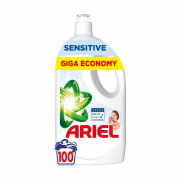 Гель для стирки ARIEL Sensitive для чувствительной кожи, 100 стирок, 4.5 л