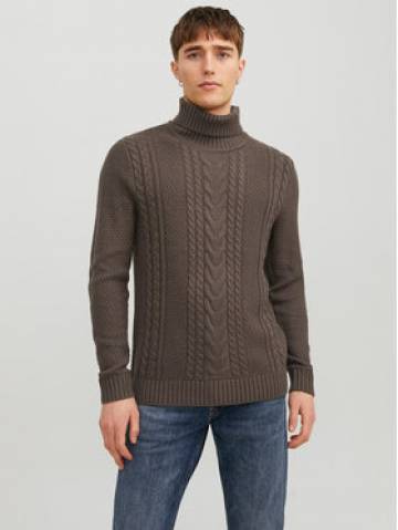 Jack&Jones Гольф 12236315 Коричневий Regular Fit Jack&Jones Гольф 12236315 Коричневий Regular Fit