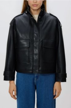 Reserved - Куртка зі штучної шкіри - чорний - 465IA-99X