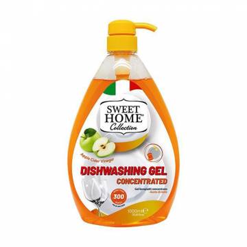 Средство для мытья посуды Sweet Home Apple Cider Vinegar, 1 л Средство для мытья посуды Sweet Home Apple Cider Vinegar, 1 л