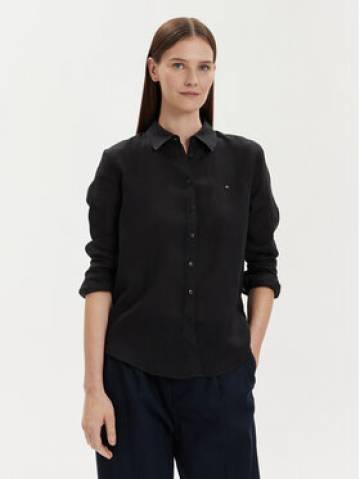 Tommy Hilfiger Сорочка WW0WW42037 Чорний Relaxed Fit