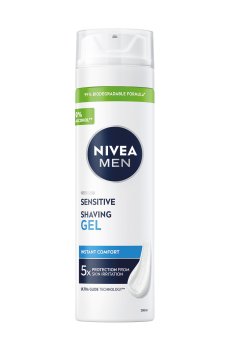 Успокаивающий гель для бритья NIVEA MEN Instant Comfort для чувствительной кожи, без спирта, 200 мл