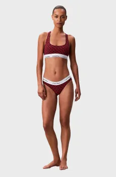 Женский топ с узором UNLINED BRALETTE Разноцветный XXS Calvin Klein LV00QF8493