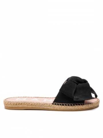 Manebi Еспадрильї Sandals With Bow K 1.0 J0 Чорний Manebi Еспадрильї Sandals With Bow K 1.0 J0 Чорний