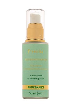 Сыворотка для восстановления баланса лица Vesna Water Balance Перезагрузка, с центелой и лемонграссом, 50 мл