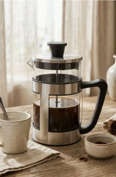 Заварака для чаю типу French Press - чорний