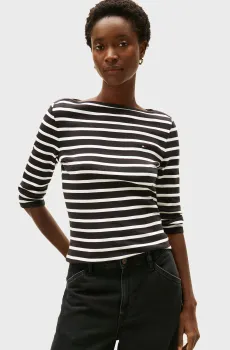 Женский лонгслив в полоску NEW CODY Разноцветный XXS Tommy Hilfiger WW0WW40589