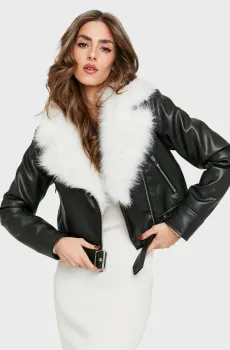 Женская черная куртка Черный L Tally Weijl SJAFFSILOF