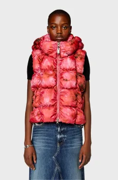 Женский розовый жилет W-RALLA-SL Розовый 40 Diesel A11453 0DGAN