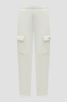 Женские белые спортивные брюки Белый S Guess V4BB04.KCHX0;G042