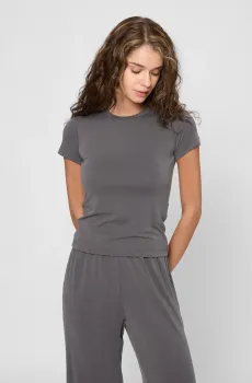 Женская темно-серая футболка Серый L PRPY PWTSHGOK0039