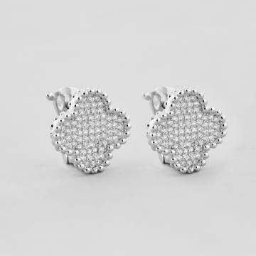 Серебряные серьги Minimal 92-0006б Серебряные серьги Minimal 92-0006б