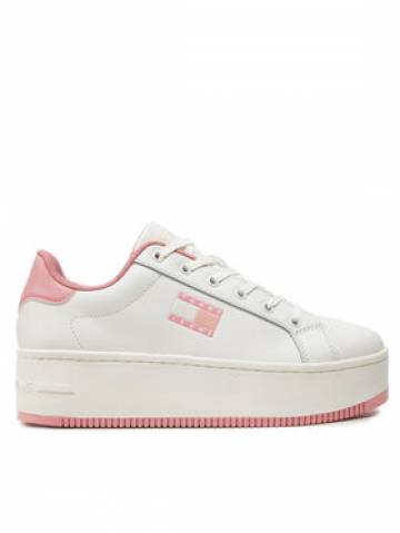 Tommy Jeans Снікерcи (New) Tjw Flatform Cupsole Ess EN0EN02518 Рожевий Tommy Jeans Снікерcи (New) Tjw Flatform Cupsole Ess EN0EN02518 Рожевий