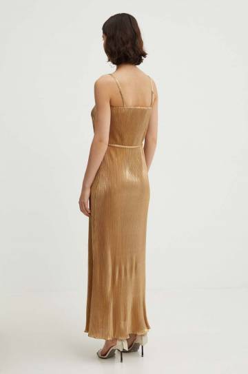 Платье Never Fully Dressed цвет золотой maxi прямое NFDDR1401 Платье Never Fully Dressed цвет золотой maxi прямое NFDDR1401