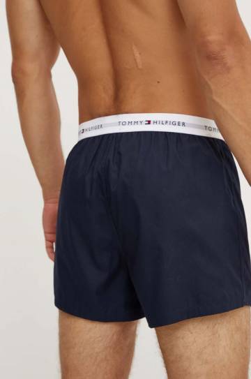 Хлопковые боксёры Tommy Hilfiger 2 шт цвет синий UM0UM03376 Хлопковые боксёры Tommy Hilfiger 2 шт цвет синий UM0UM03376