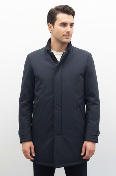 Мужской плащ темно-синего цвета AS-149-fido-n-navy