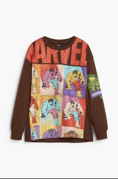 Хлопковый детский лонгслив Desigual