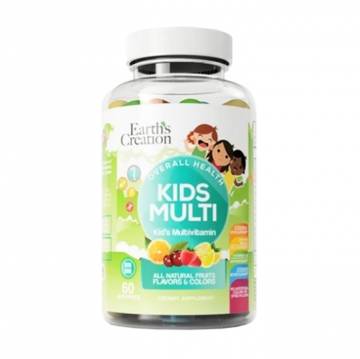 Мультивитамины для детей Earths Creation Kids Multivitamin, 60 жевательных конфет Мультивитамины для детей Earths Creation Kids Multivitamin, 60 жевательных конфет