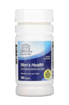Мультивитамины для мужчин 21st Century One Daily Mens Health, 100 таблеток
