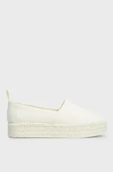 Женские белые эспадрильи PLATFORM ESPADRILLE Белый 40 Calvin Klein YW0YW01378