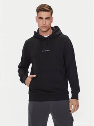 Calvin Klein Jeans Світшот Grid Monogram J30J325639 Чорний Regular Fit Calvin Klein Jeans Світшот Grid Monogram J30J325639 Чорний Regular Fit