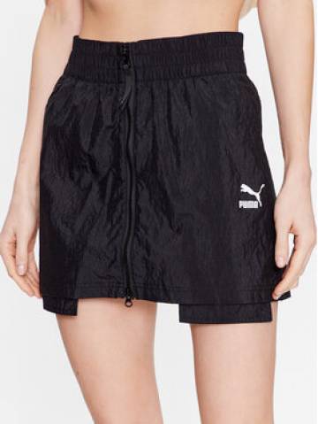 Puma Cпідниця-міні Dare To 538344 Чорний Regular Fit Puma Cпідниця-міні Dare To 538344 Чорний Regular Fit